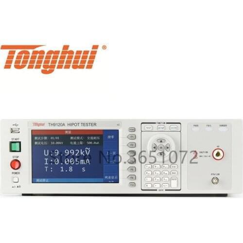 Tonghui TH9120A Hipot Tester AC 0.05-10.0kV Test Mode AC/OSC