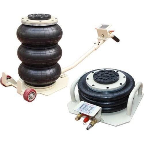 Airbag jack, car-mounted maintenance, tire replacement, horizontal pneumatic three-layer rubber pressure jack