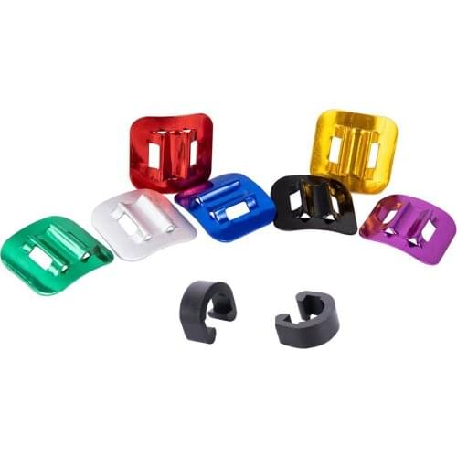 ZTTO Aluminum Alloy Conductor Seat C Type Buckle Back Glue Bicycle Oil Pipe Fixed Seat Frame Line Crossing Device