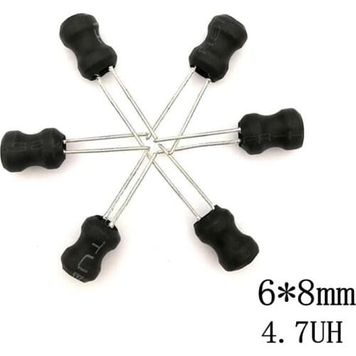 20pcs/lot Power Inductor DIP 6*8mm 4.7UH 0608 Power Inductor