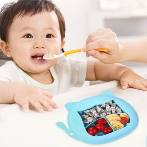 2020 Baby silicone plate Kids Bowl Plates baby feeding silicone bowl baby silica gel dishes kids tableware