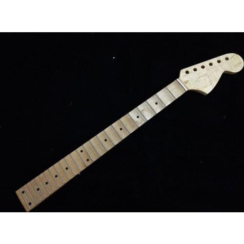 21 frets one piece flame Maple Neck for TELE style Electric Guitar