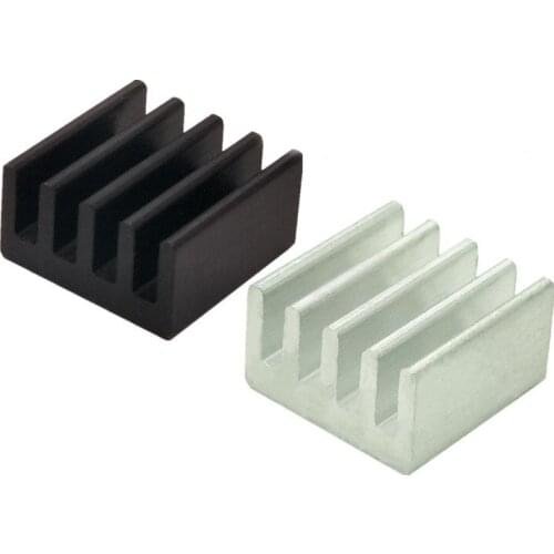 24pcs 9mm*9mm*5mm aluminum routing efficiency radiator heat sink washer video memory thermal block electronic cooling board