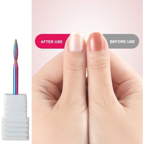 9 Type Rainbow Diamond Nail Drill Milling Nail Drill Bits Cuticle Cutter Manicure Nail Files Electric Milling Burr Grinder