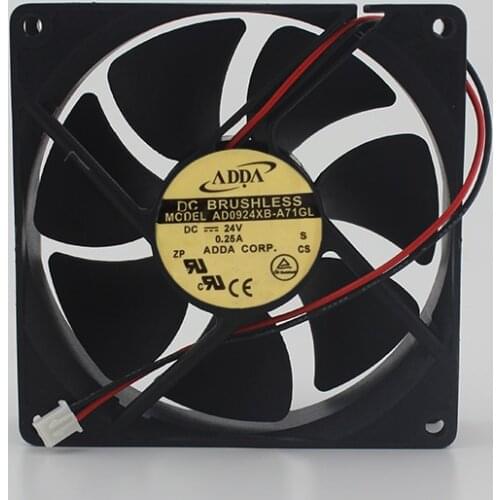 AD0924XB-A71GL 24V 0.25A original authentic 92 * 92 * 25 double ball axial fan