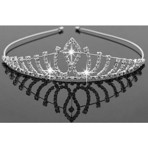 Sparkly Crystal Rhinestone Crown Tiara headwear Wedding Prom Brides Hairband girl wedding headband hair accessories 10pcs/lot