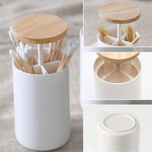 Household HIPS Hand Press Automatic Toothpick Holder Jar Pressing Type Automatic Toothpick Box Kitchen Tools