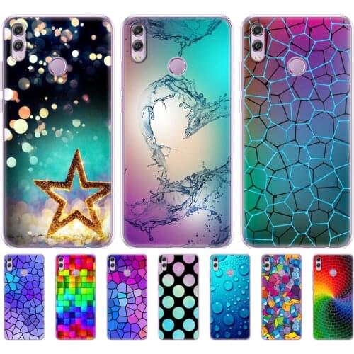 For huawei honor 8x Case 6.5 inch Silicon Soft TPU Back Cover for huawei honor 8x Protect Phone cases shell Coque bags