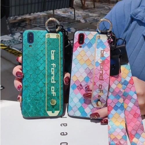 Phone Holder Phone Case For Huawei Honor 20 Pro 10 Lite P30 P20 Pro Mate 20 Pro Nova 2s 3 3i 3E 4 4e Wrist Strap Case with Lanya