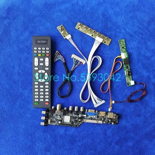Digital 30 Pin LVDS 1920*1080 60Hz LDE 3663 DVB Fit LTM215HL01/LTM230HL08/LTM238HL06/LTM270HL02 drive board kit USB VGA AV