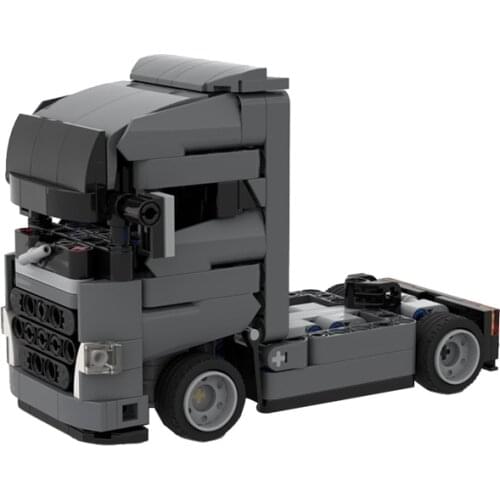 Mini Engineering Goods FH Tractor Car Building Blocks Set High-Tech Transport Vehicle Bricks Toys MOC Children Birthday Gift