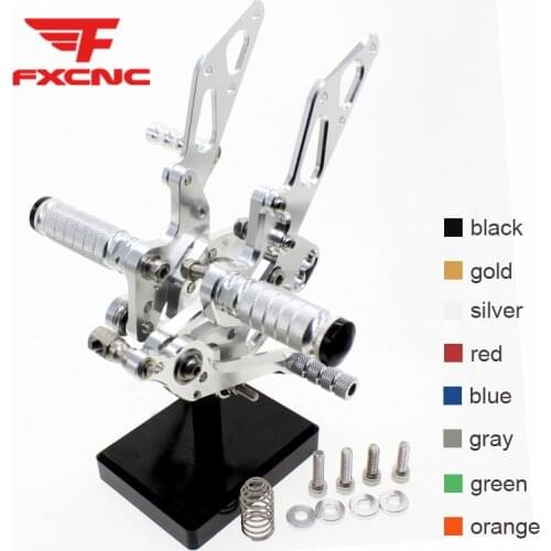 For KAWASAKI Z1000 ABS 2011-2020 2015 2014 2013 CNC Aluminum Alloy Motorcycle Footrest Footpeg pedal Foot peg Rearset Rear Set