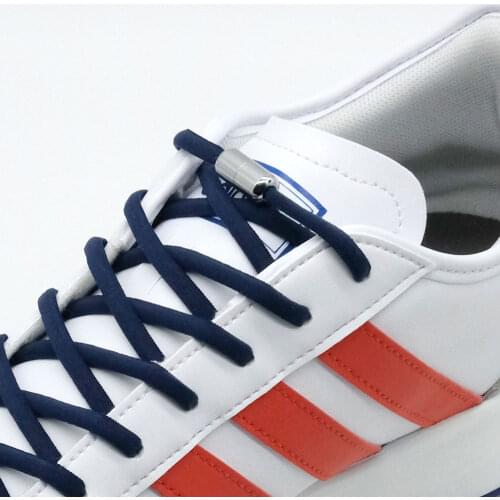 1Pair No Tie Shoelaces Semicircle Elastic Shoe Laces For Kids and Adult Sneakers Shoelace Lazy Metal Lock Laces Shoe Strings