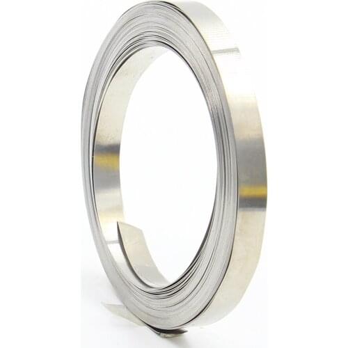 0.15*8MM*10M 99.96% Pure Nickel Plate Strap Strip Sheets for 18650 cell Battery welding nickel plate