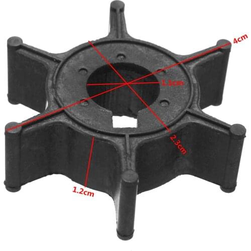 Outboard Motor Engine Water Pump Impeller For Yamaha 4-6HP #6E0-44352-00-00