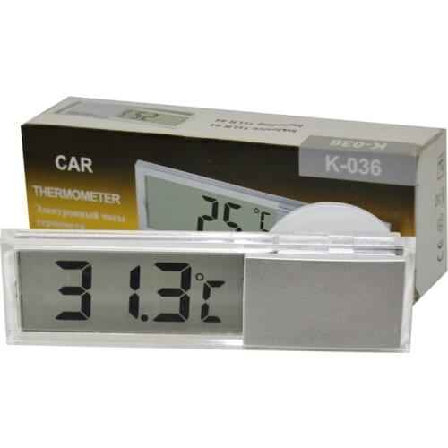 Mini Weather Station Automotive Thermometer Digital Car Temperature Instruments Wall Type Meter LCD Display Thermometer