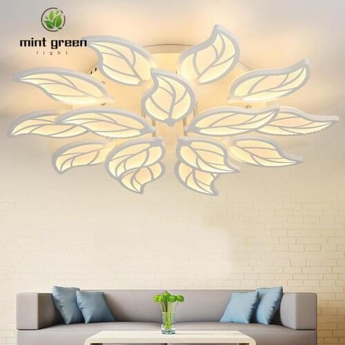 Smart RC APP lights & lighting For Bedroom kitchen White Luxury Chandelier indoor lighting Modern led celing lamp