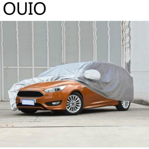 OUIO Hatchback L Dustproof Car covers Exterior for Ford Focus 2 3 Fiesta Kia RIO K2 Toyota Yaris Honda Fit Seat Leon Accessories