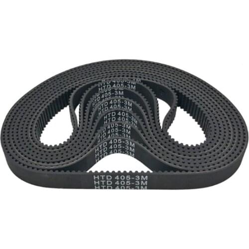 1pc HTD3M-402/405/411/420/444/447/450/459 Rubber timing belt