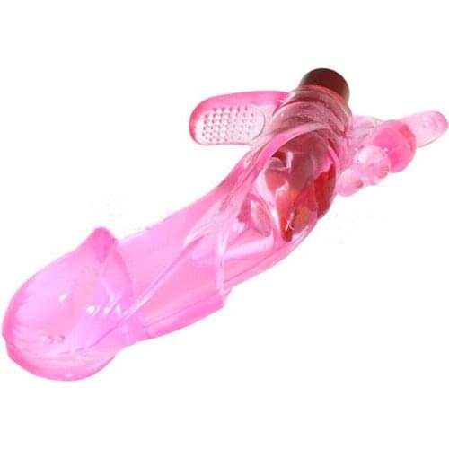Hot Silicone Jelly Dildo Vibrator Penis Dildos with Bullet,Anal G-Spot Stimulator,Sex Vibrator Clitoris Massager Sex Toys