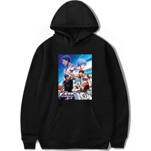 Kuroko no Basketball Anime Hoodie SEIRIN School Pullover Manga Printed Costume Oversized Harajuku Sweatshirt Top Unisex Clothing