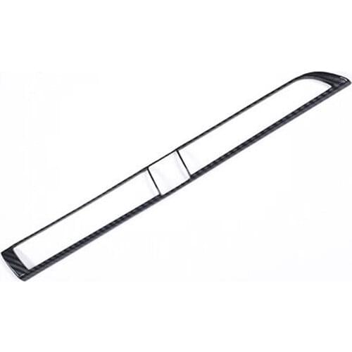 Carbon Fiber Style Car Interior Console Dashboard Air Outlet Vent Frame Cover Trim For Toyota Camry 8th 2018 Styling