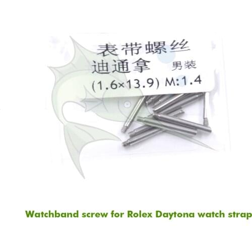 10pcs/bag Stainless Steel Watchband screws Link Pin Replacement Watch Parts for daytona Men Watch
