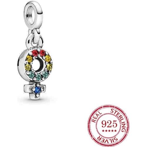925 Sterling Silver ME Series Flower Cherry Lightning Charm Pendant Beads Bracelet fit Pandora Bracelet Pulsera Women Jewelry