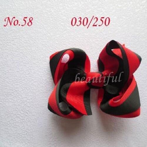 100 BLESSING Good Girl Boood girl Hair Accessories 4 Inch 2 Tone Double-Edged Bow Free Shipping High Quality Grosgrain Ribbon