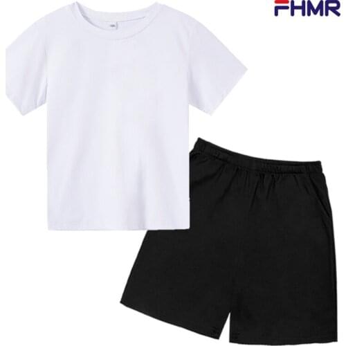 2021 Summer High Quality 7 Color 100-160cm T Shirt girl Cotton Tshirt boy Casual Tops Short Sleeve T-shirt Hip hop anime clothes