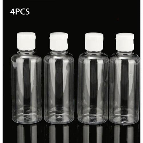 4pcs 100ml Professional Container Lotion Liquid Shampoo Refillable Portable Clear Multifunctional Travel Bottle Mini Plastic