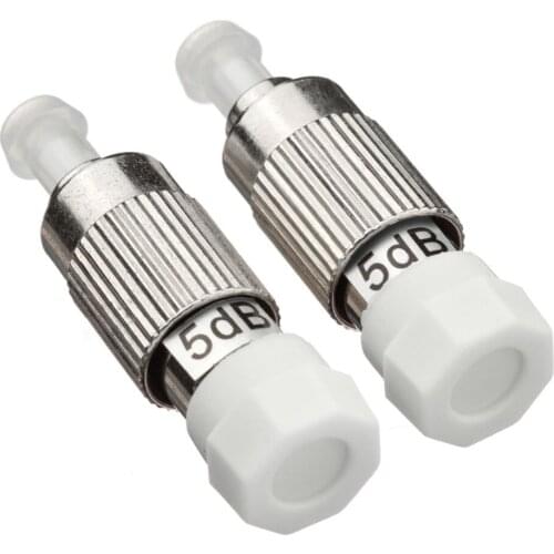 5 PCS 5dB FC UPC Fiber Optical Plug Attenuator (assume male to female, Single Mode)High endurance, 1310/1550nm passband
