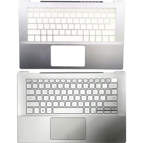 For DELL Inspiron 5000 5490 5498 Silver Notebook Computer Case 0X6YXC Laptop Case Palmrest Upper Case With Keyboard touchpad