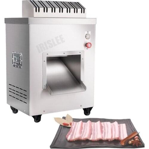 Stainless steel electric Meat slicer commercial multi-function meat slicing machine dicing meat cutter 220v 2200w 1pc