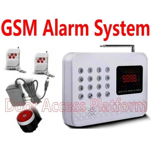GSM Alarm System Home Security Remotes Home Secure Anti-thieves Window Sensor Gate Alarm Anti-Fire FireProof Smoke safe control