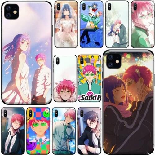 Disastrous Life of Saiki K Amine Phone Case for iPhone 11 12 pro XS MAX 8 7 6 6S Plus X 5S SE 2020 XR Soft silicone cover funda