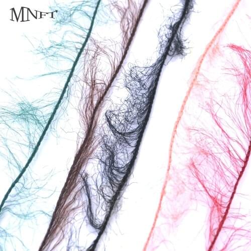 MNFT 10Meters Hairy Dubbing Line Yarn Fibers Fly Tying Materials Assorted Colors Sales
