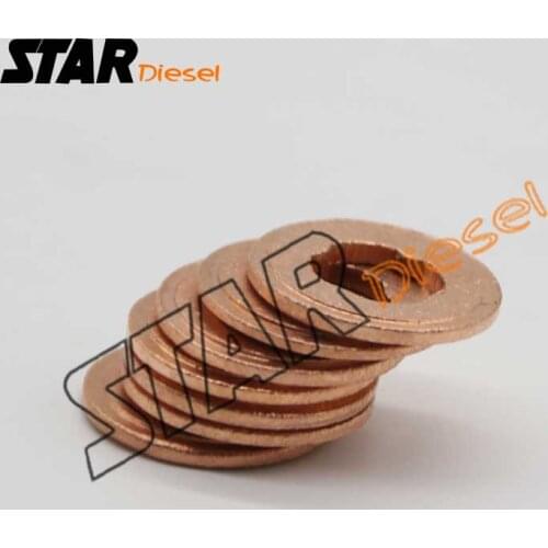 30 Pcs / Lot Copper Washers Shims F00VC17502 F00VC17503 F00RJ01453 F00VC17504 F00VC17505 F00VC17506 Thickness 1mm