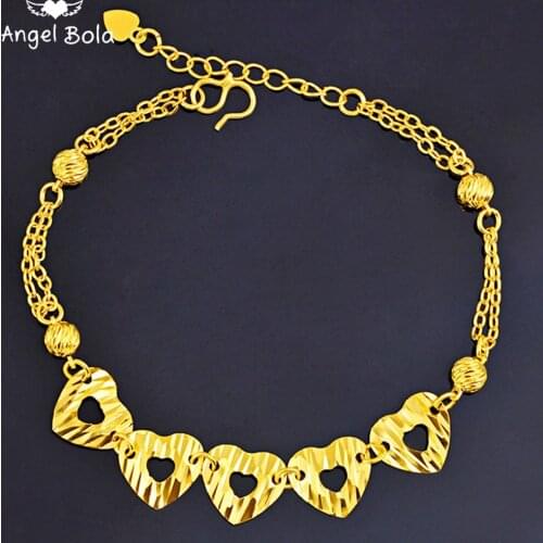 Muslim Gold Fashion Ladies Glamour Cuban Bracelet Unisex Cuff Bracelets Bohemian Luxury Jewelry Party Holiday Gift Wholesale