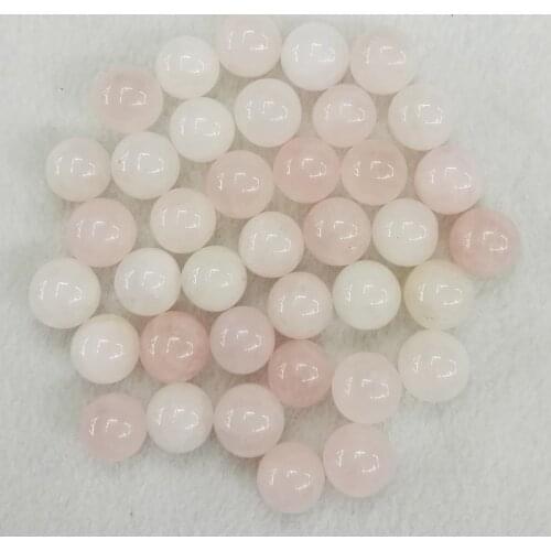 Wholesale 50pcs/lot Natural pink crystal Stone Ball Beads, 12mm No Hole Powder Stone Bead Ball Decoration Free Shipping