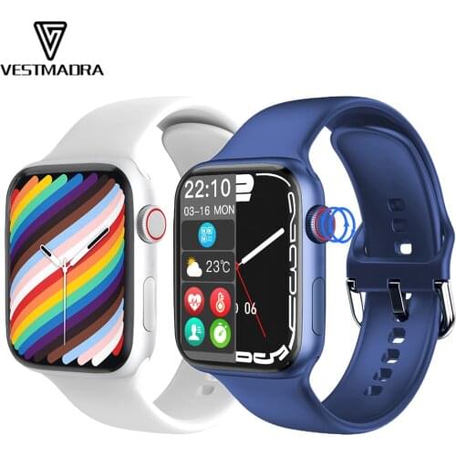 Origianl IWO W37 Smart Watch Series 7 Bluetooth Call Full Touch Screen Men Women Custom Dail Smartwatch PK W26 Pro HW22 DT100