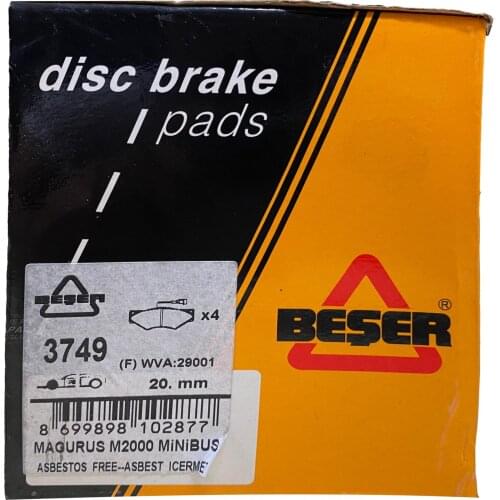 FRONT BRAKE BALATASI MAGIRUS M 2000 MİNÜBÜS