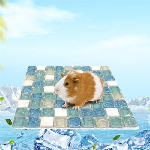 Pet Cool Blanket Hamster Rabbit Cool Pad Cooling Board Summer Cooling Pad Sleeping Mat Heat Dissipation Pad for Rabbits U3