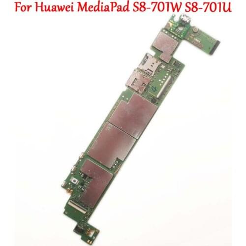 Full Work Original Unlock Motherboard For Huawei MediaPad S8-701W S8-701U Mainboard Logic Circuit Electronic