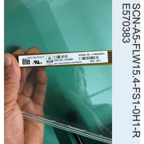 SCN-A5-FLW15.4-FS1-0H1-R E570383 Touch Screen Glass for operation Panel repair~do it yourself, Have in stock