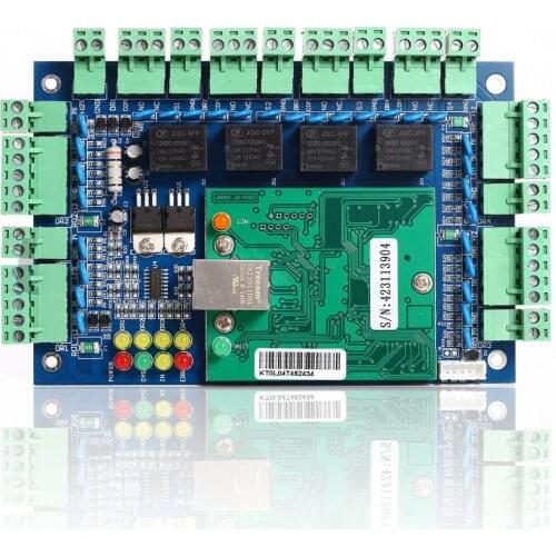 Wiegand TCP/IP Network Door Entry Access Control Panel Board Controller security solutions access System Free Software