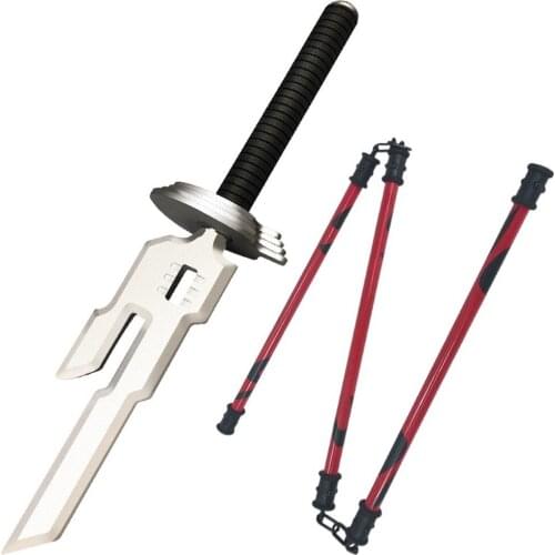 Anime Jujutsu Kaisen Fushiguro Touji PVC Sword Three-section Stick props for Halloween Carnival Party Events cosplay performance