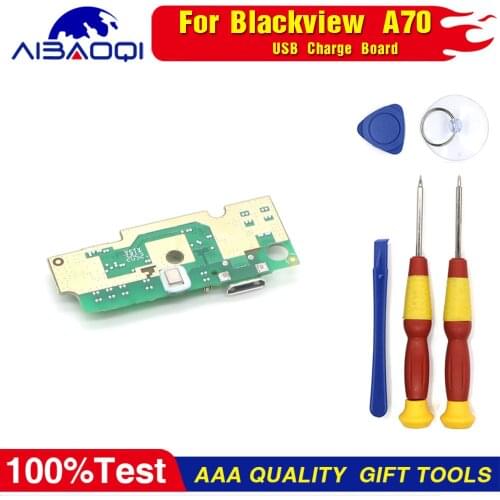 100% New Original USB Board Charging Port Board usb plug with Mic For Blackview A70 Repair Replacement Accessories Parts