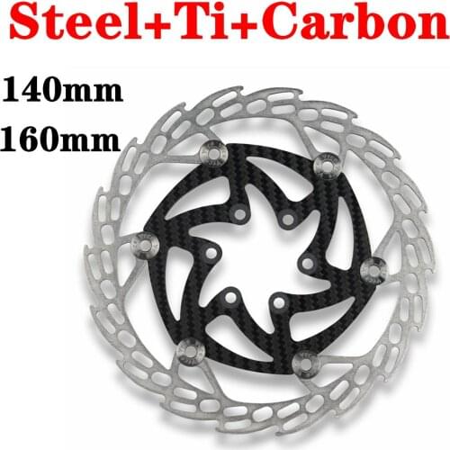 Road bicycle Disc Brake Rotors Road Bike Brake 6 Bolts 140mm 160mm Carbon Brakes
