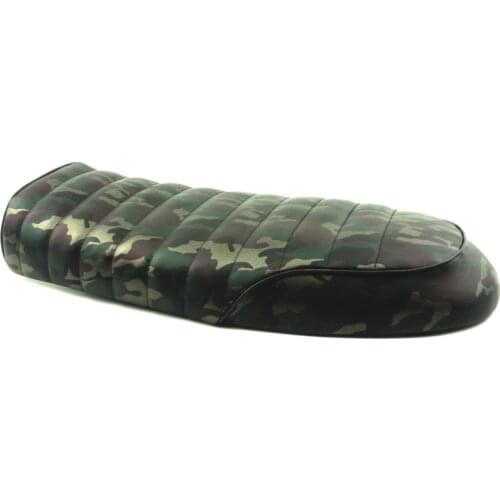 SAFFEN Motorcycle Cafe Racer Seat Scrambler Vintage Flat Saddle Flat pan Retro Seat For Honda CG CB200 CB350 CL350 CB400